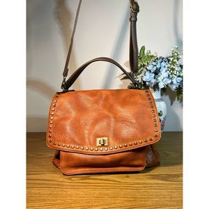 Genuine Leather Messenger Cross Body Bag